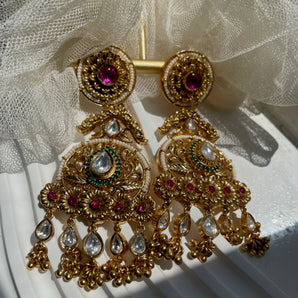 Multi Crystal Earrings